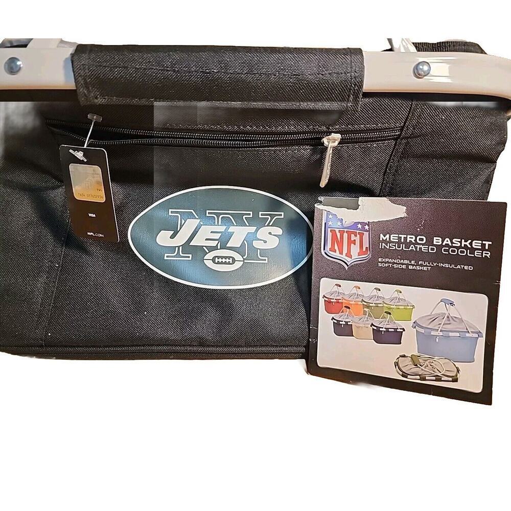 New York Jets NFL Picnic Time Metro Basket New With Tags Insulated Cooler - Picture 2 of 6